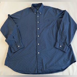 Ralph Lauren Sz XXL‎  Casual Button-Down Shirts for Men Blue Navy